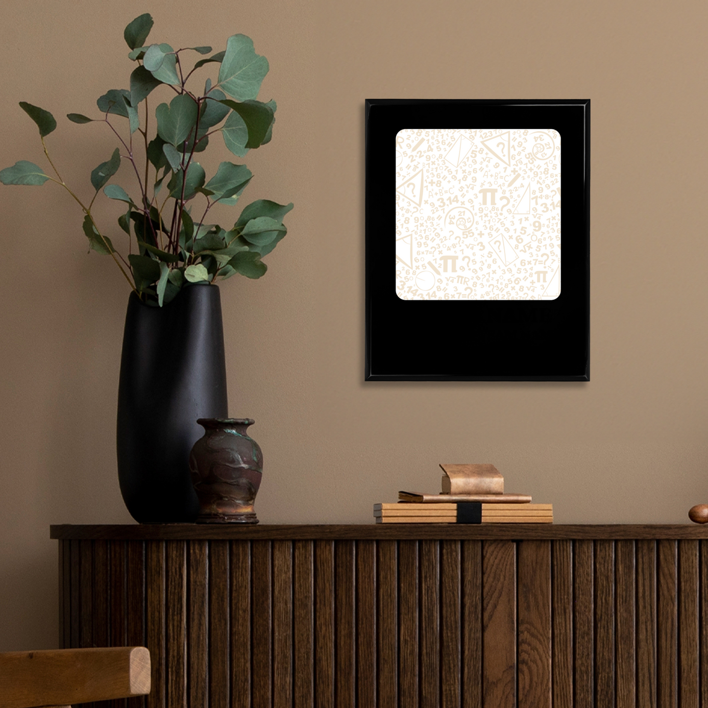 Personalized UV Printed Luxury Award Math 2 10.5" x 13"