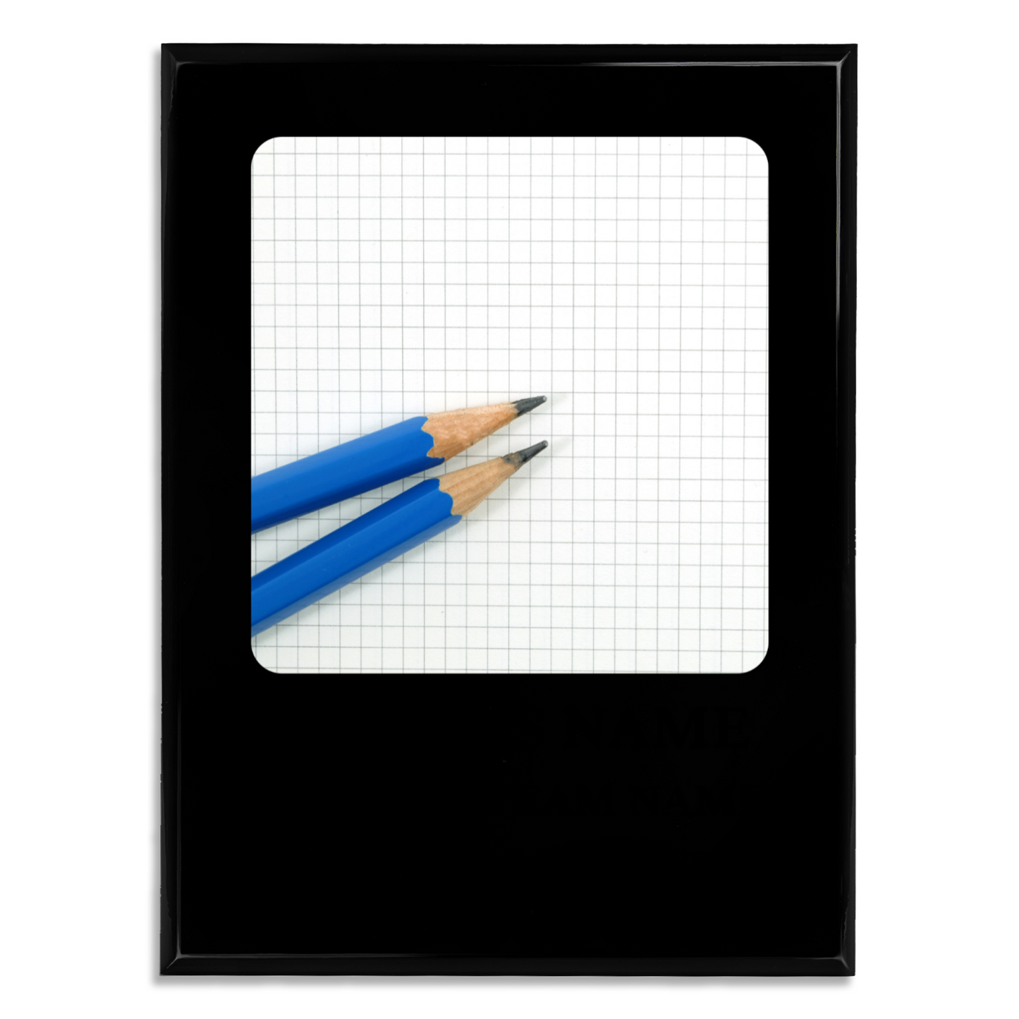 Personalized UV Printed Luxury Award Math 3  9" x 12"