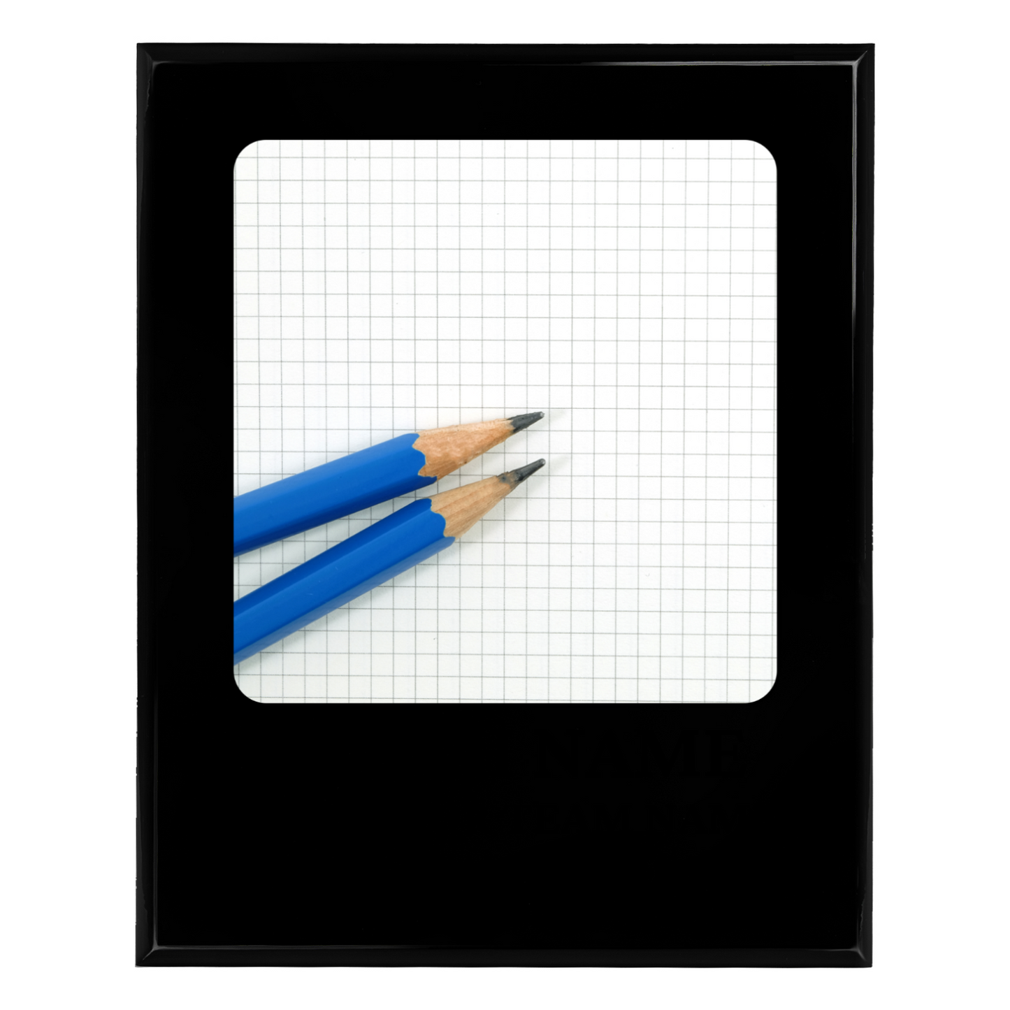 Personalized UV Printed Luxury Award Math 3 10.5" x 13"