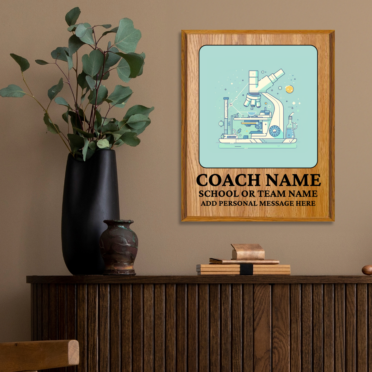Personalized UV Printed Luxury Award Science Olympiad 12" x 15"