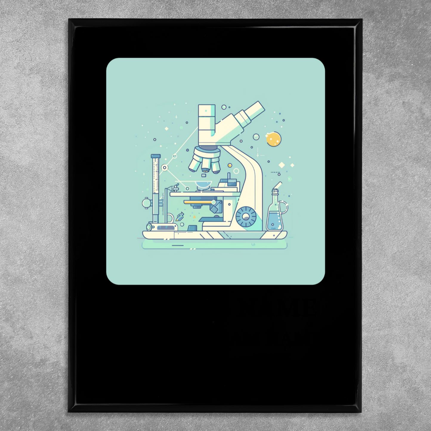 Personalized UV Printed Luxury Award Science Olympiad  9" x 12"