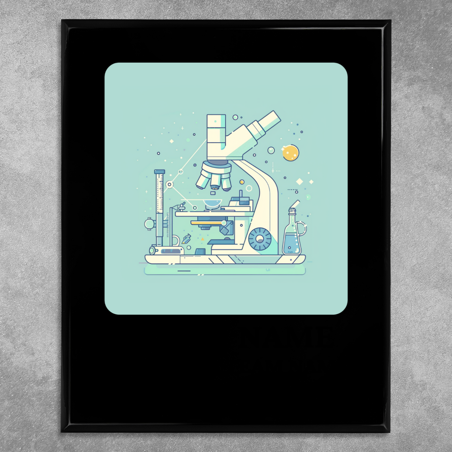 Personalized UV Printed Luxury Award Science Olympiad 10.5" x 13"
