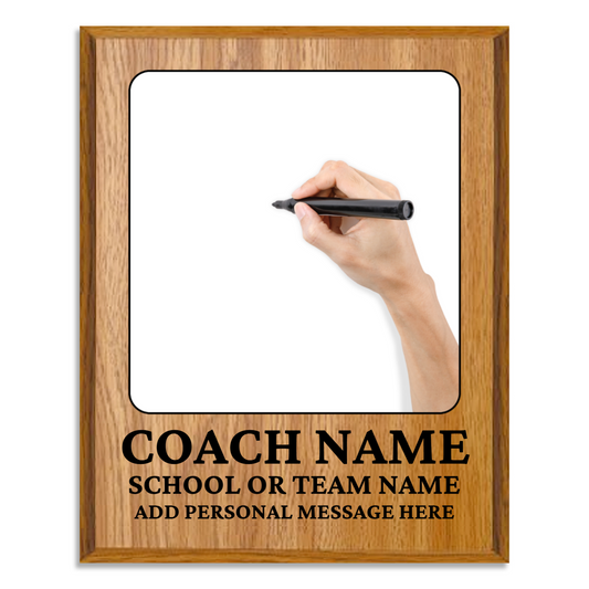 Personalized UV Printed Luxury Award Teacher 2 12" x 15"