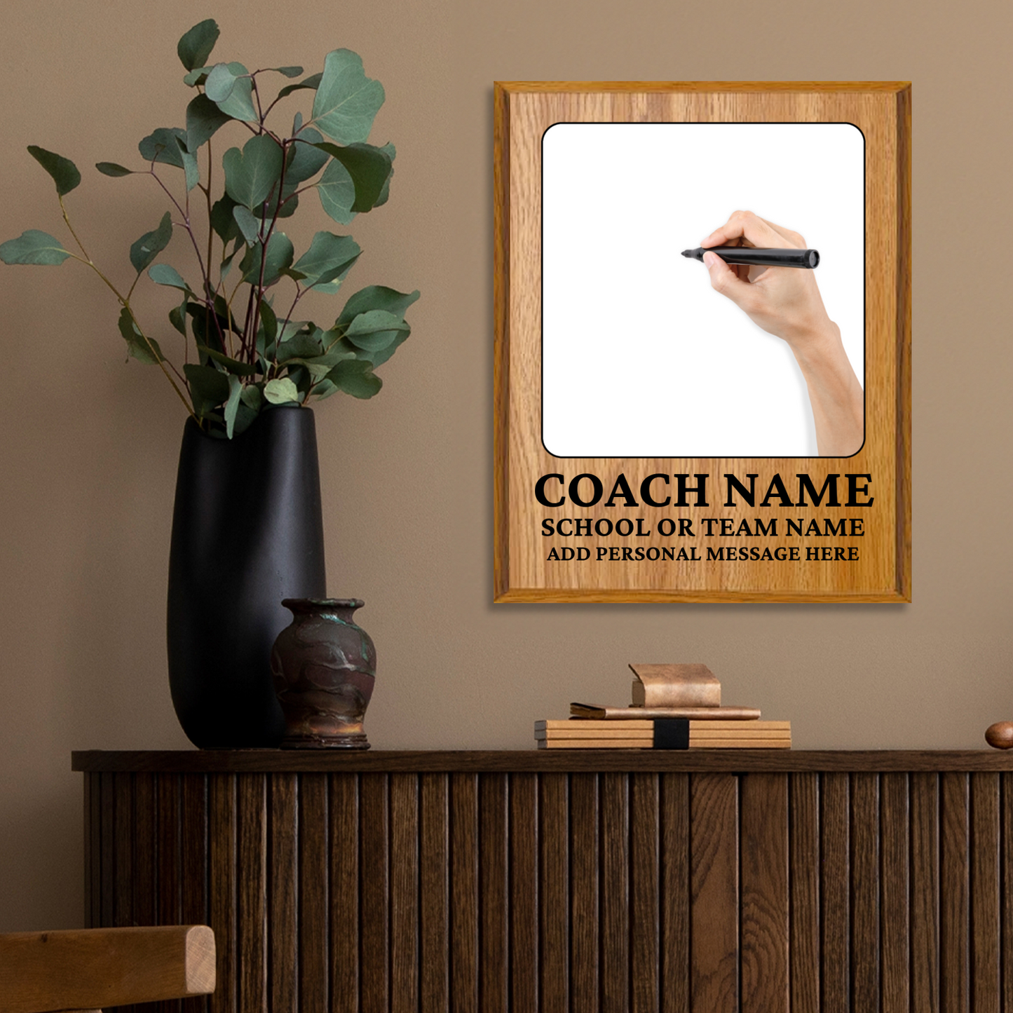 Personalized UV Printed Luxury Award Teacher 2 12" x 15"