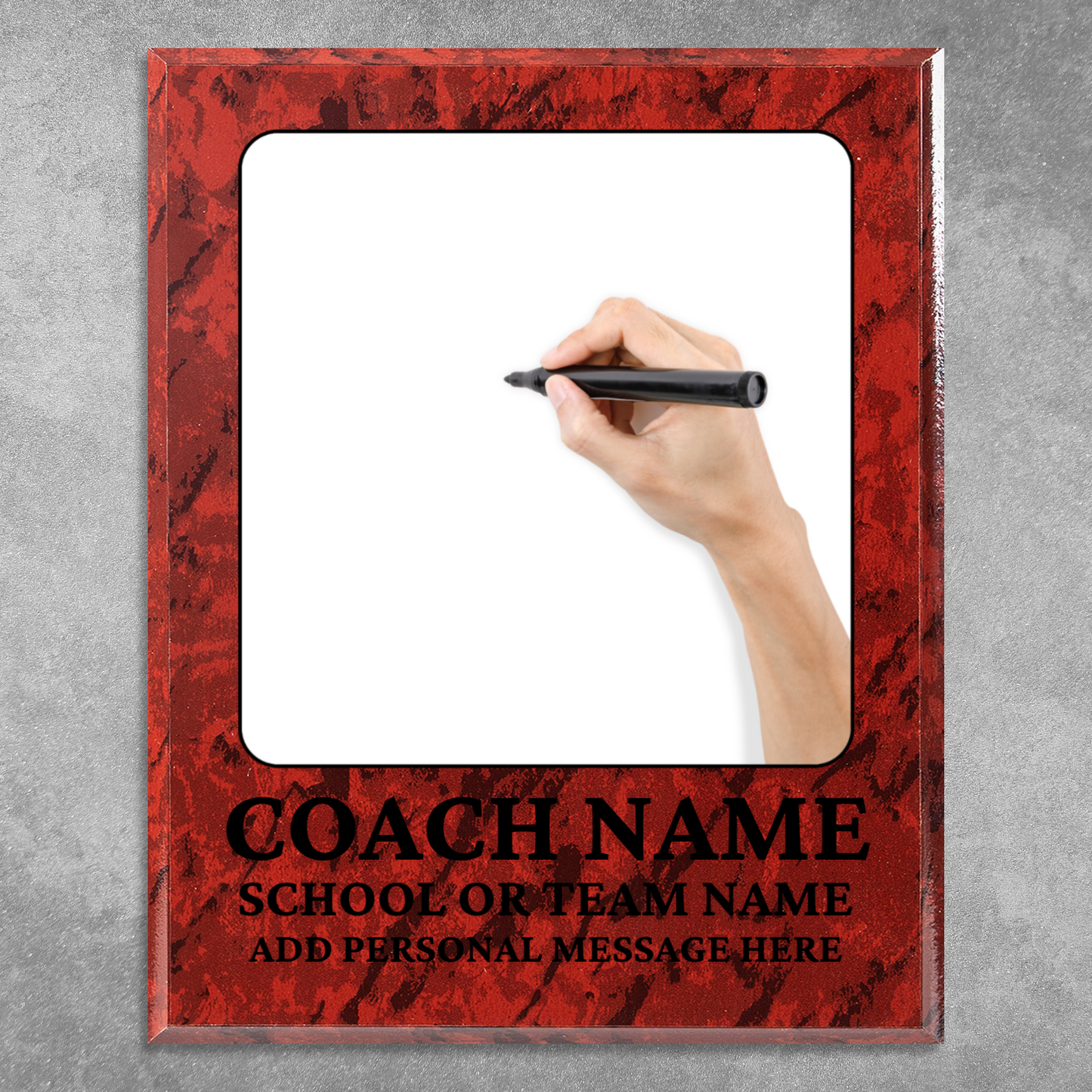 Personalized UV Printed Luxury Award Teacher 2 12" x 15"