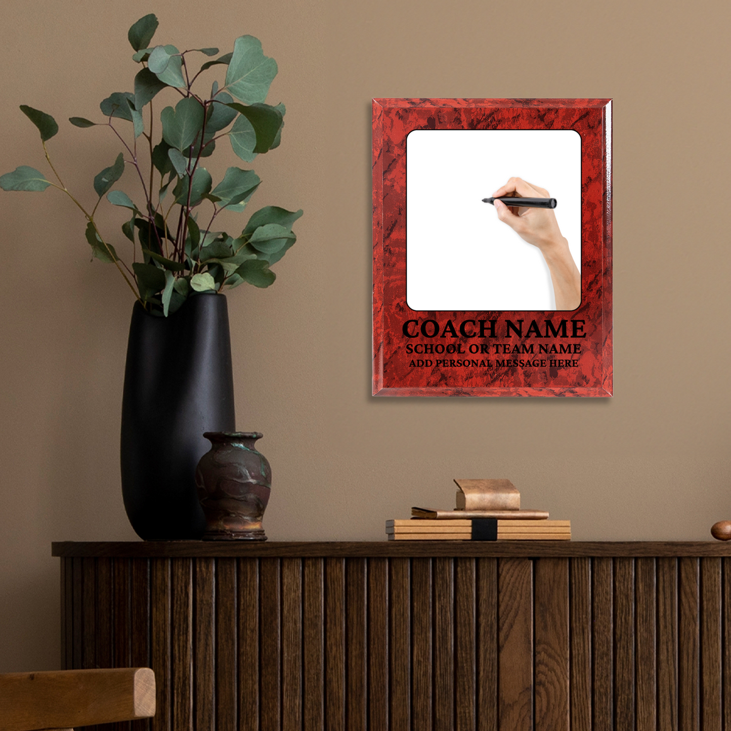 Personalized UV Printed Luxury Award Teacher 2 12" x 15"