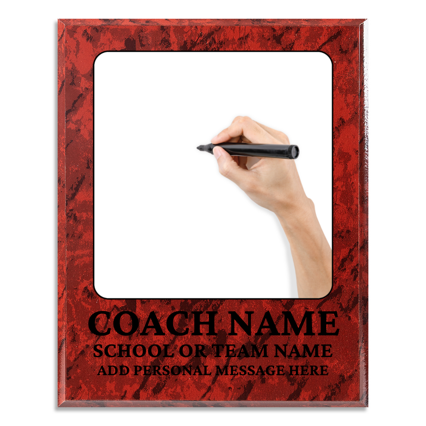 Personalized UV Printed Luxury Award Teacher 2 12" x 15"