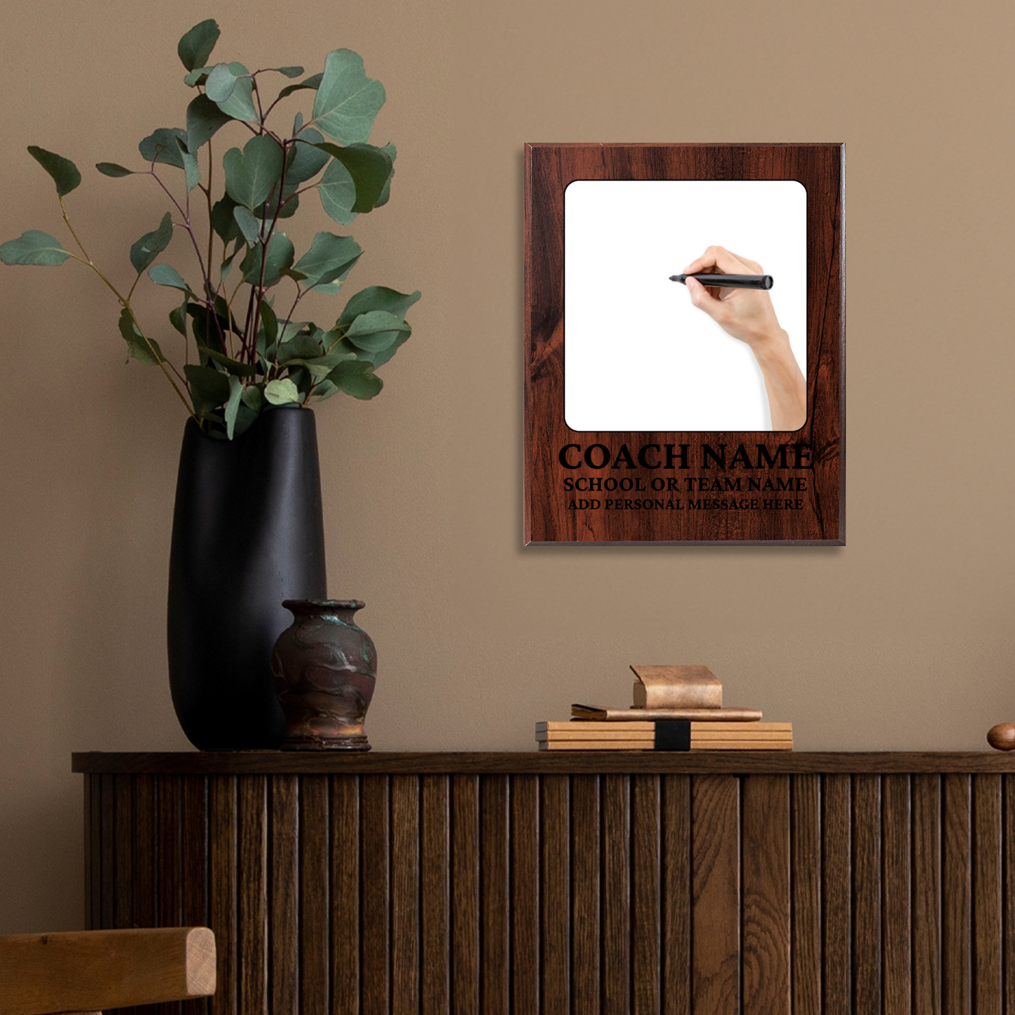 Personalized UV Printed Luxury Award Teacher 2 12" x 15"