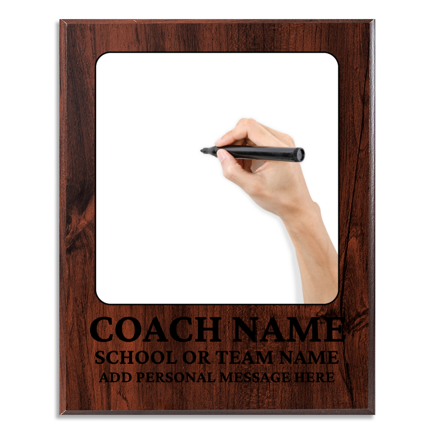 Personalized UV Printed Luxury Award Teacher 2 12" x 15"