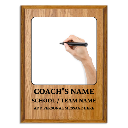 Personalized UV Printed Luxury Award Teacher 2  9" x 12"