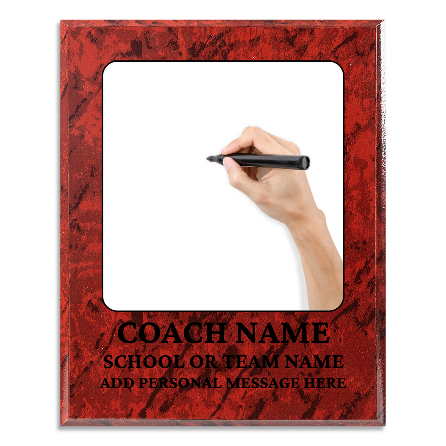 Personalized UV Printed Luxury Award Teacher 2 10.5" x 13"