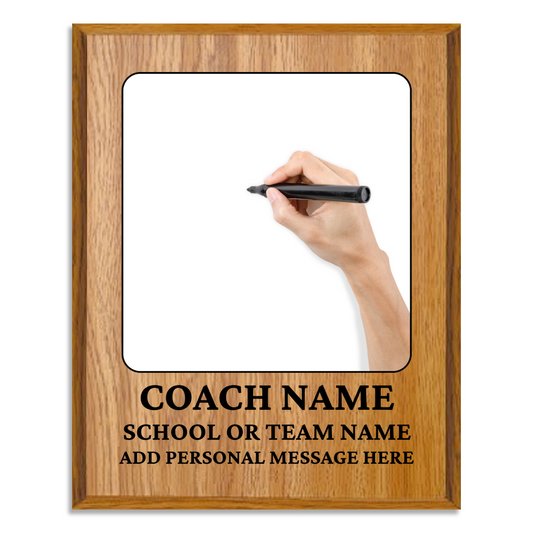 Personalized UV Printed Luxury Award Teacher 2 10.5" x 13"