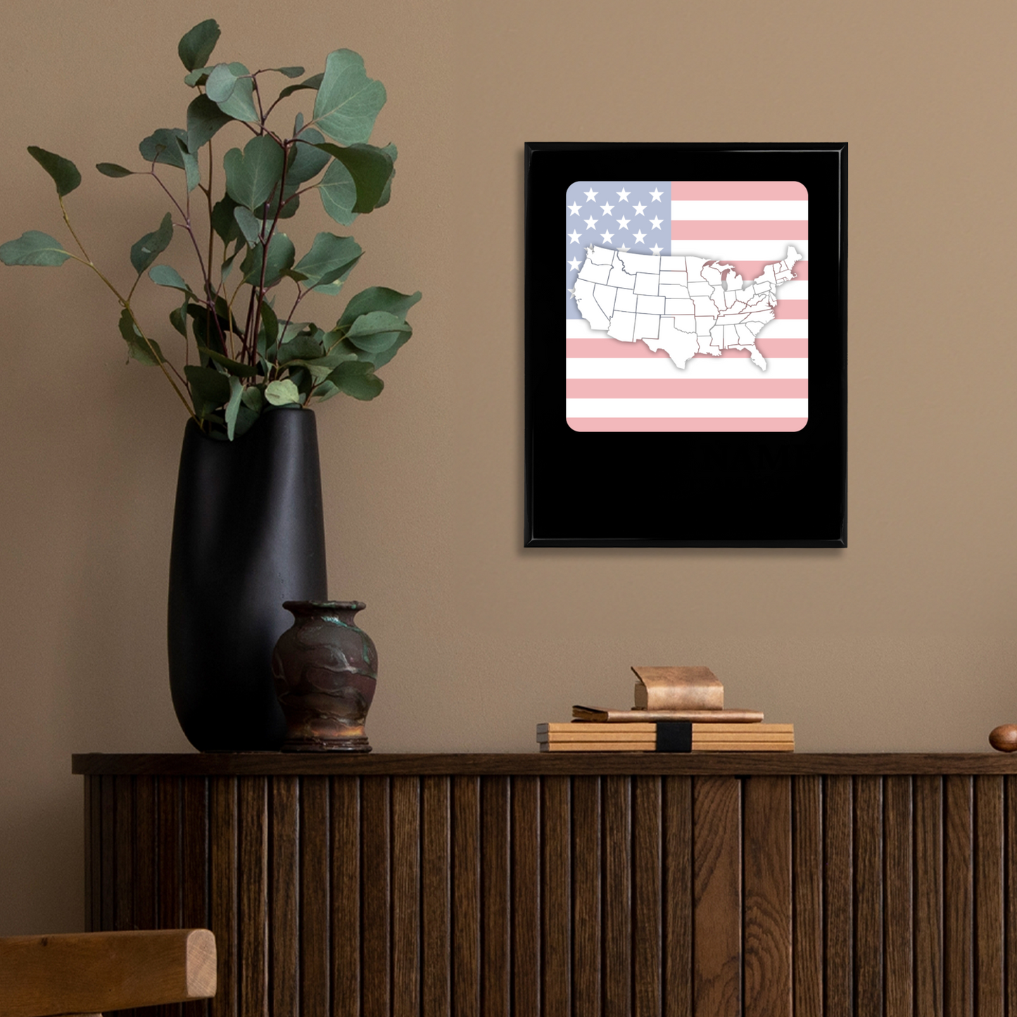 Personalized UV Printed Luxury Award U.S. Constitution and American Government Competition  12" x 15"