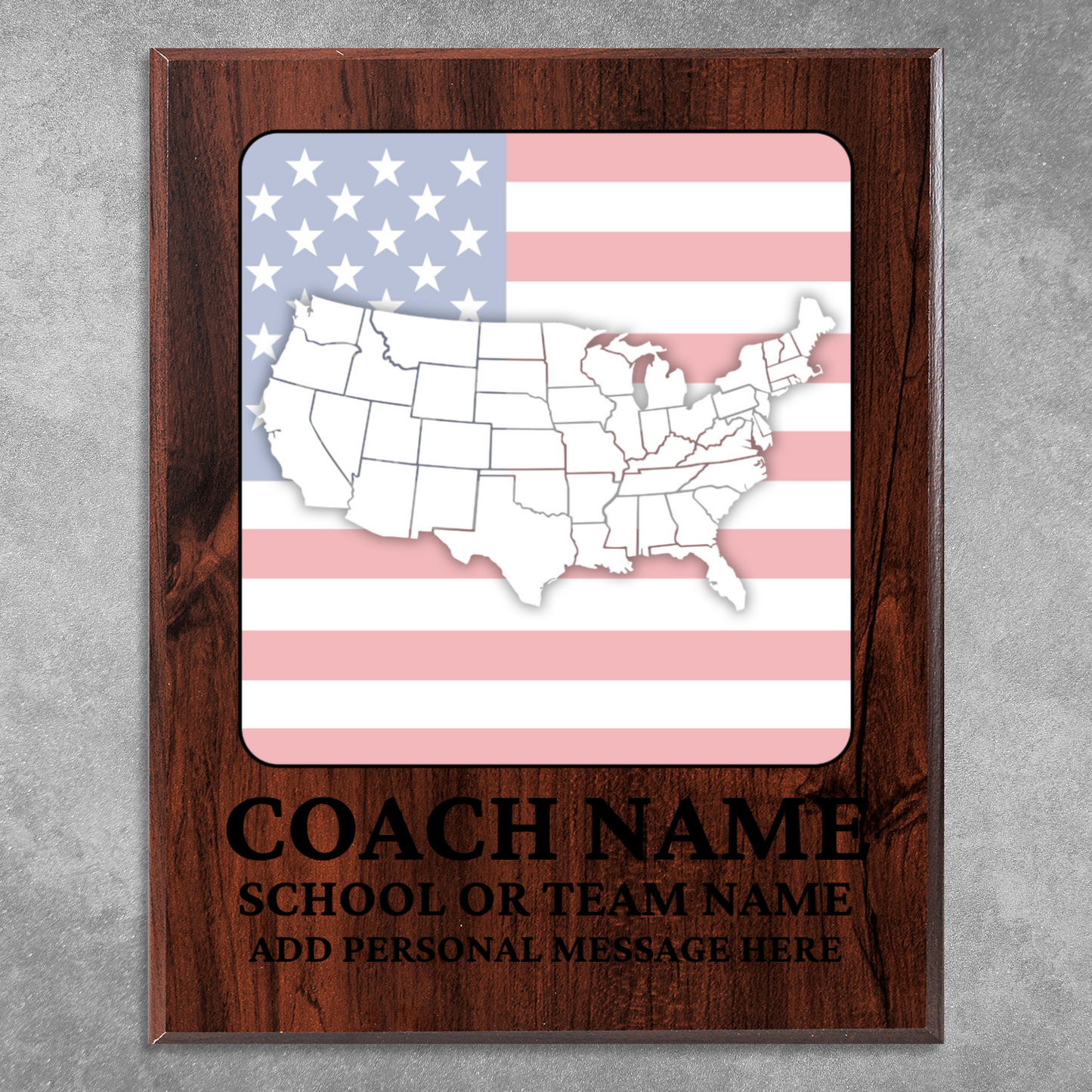 Personalized UV Printed Luxury Award U.S. Constitution and American Government Competition  12" x 15"