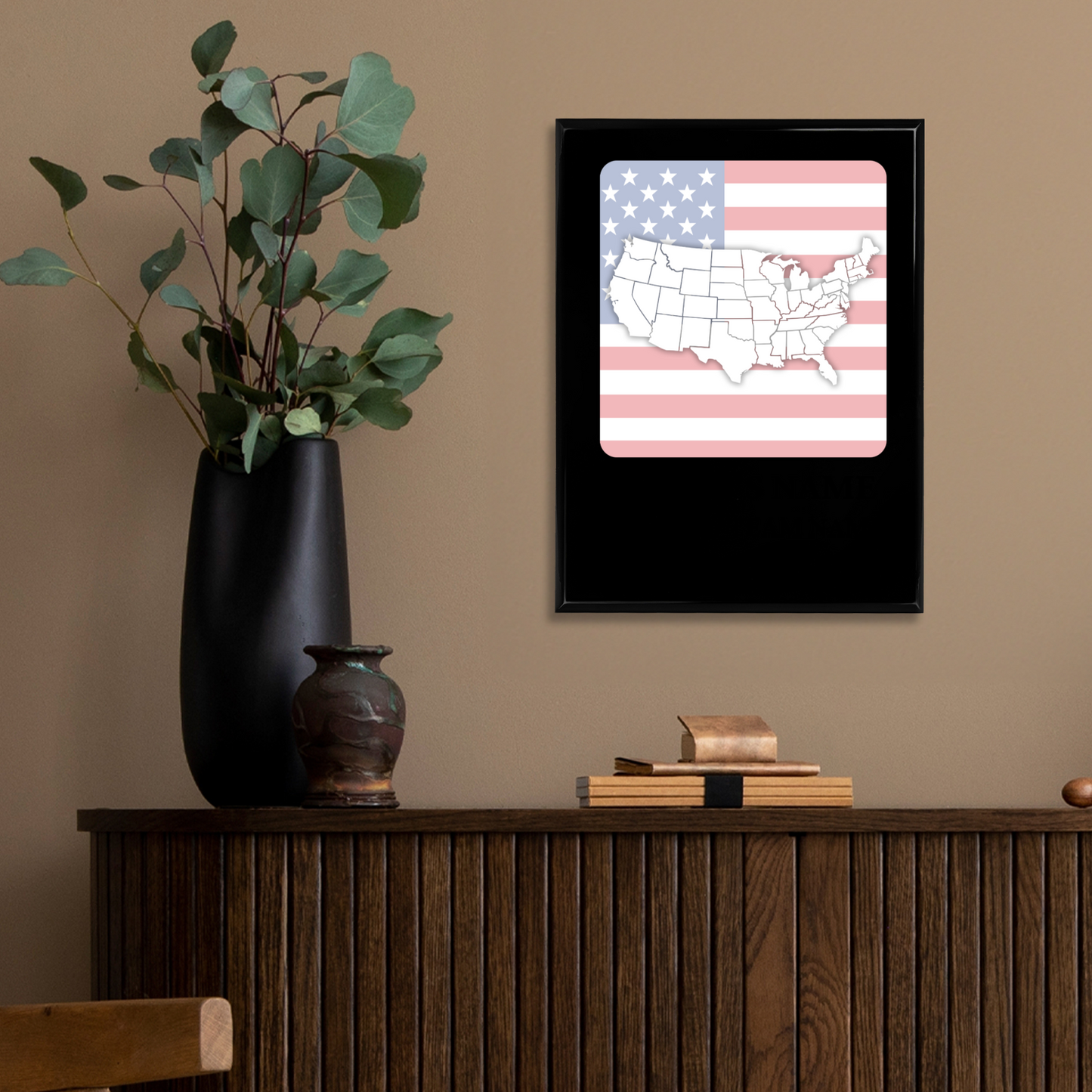 Personalized UV Printed Luxury Award U.S. Constitution and American Government Competition  9" x 12"