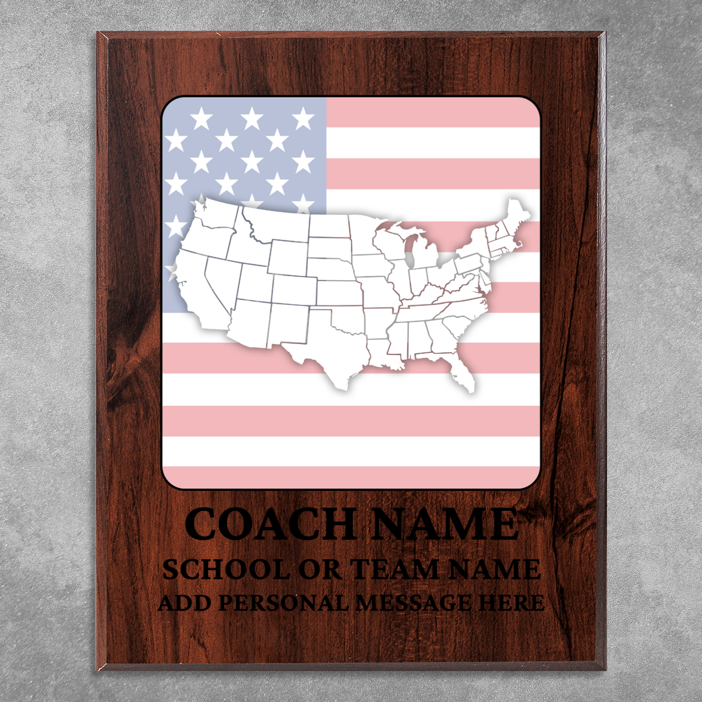 Personalized UV Printed Luxury Award U.S. Constitution and American Government Competition 10.5" x 13"